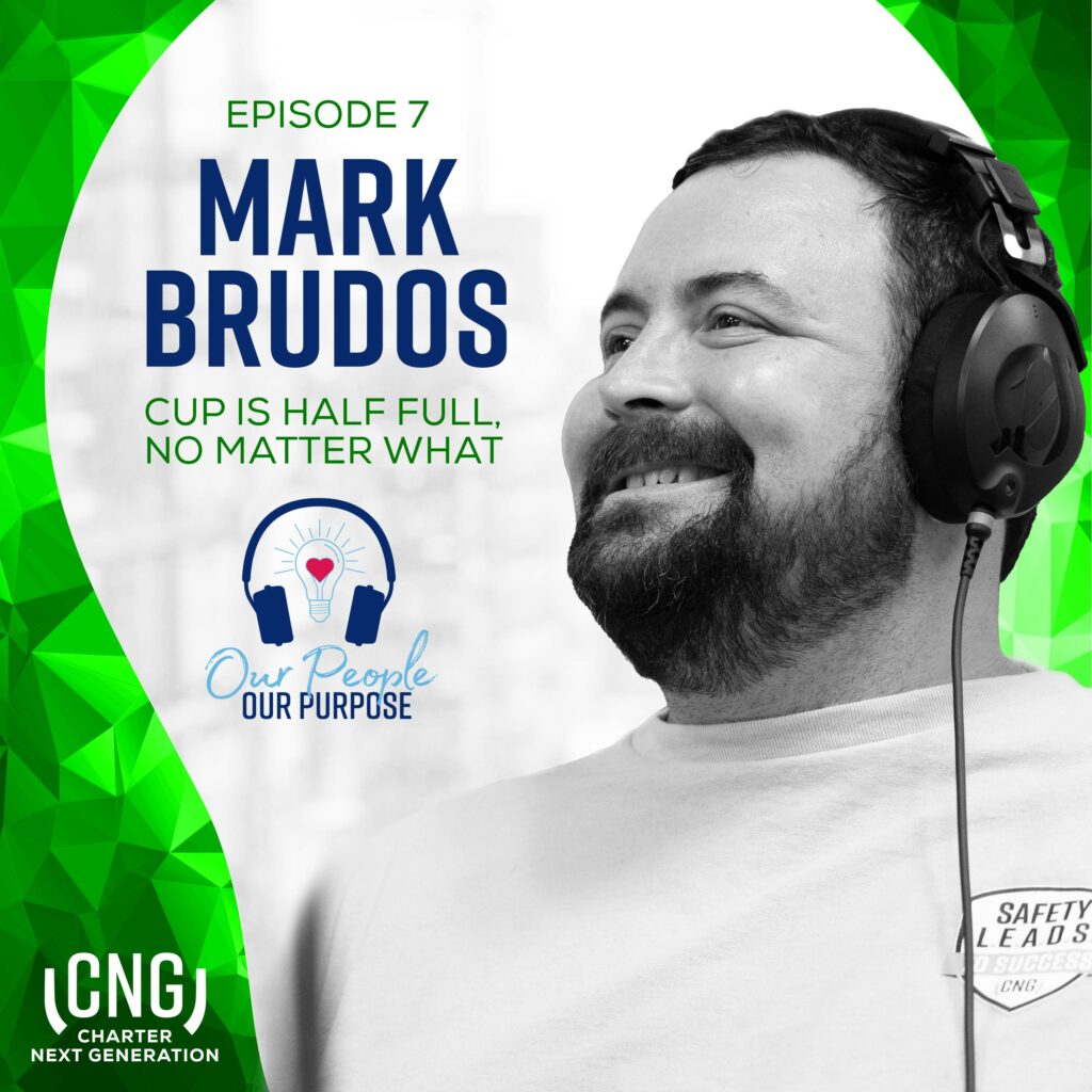 Mark brudos with headphones and the words, if it doesn't matter what, it doesn't matter what.